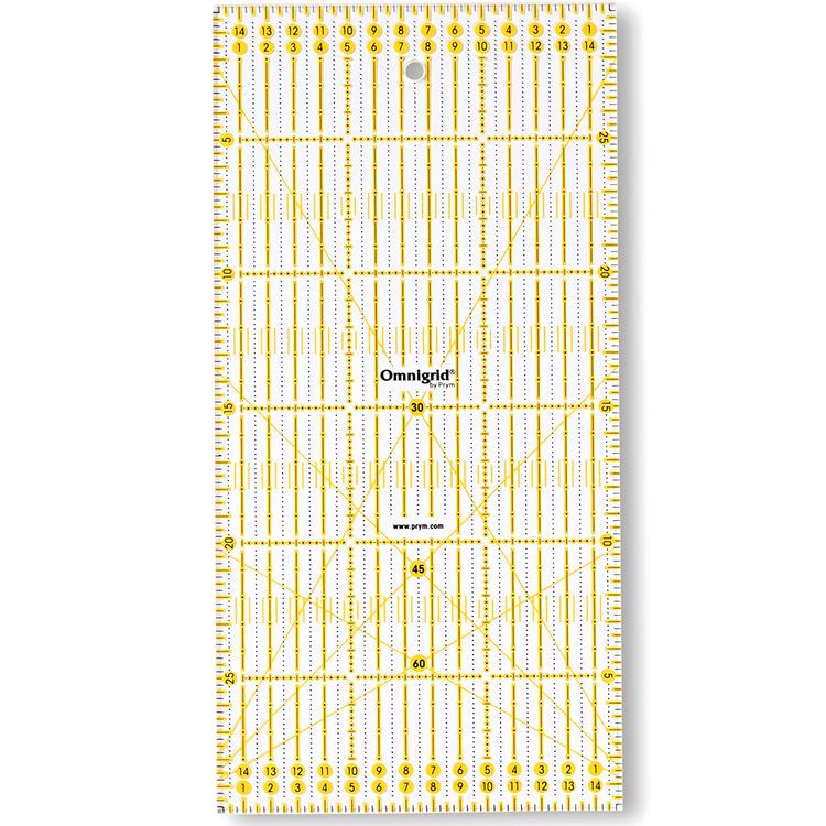 Универсальная линейка «Omnigrid», пластик, 15x30 см, PRYM — картинка 2