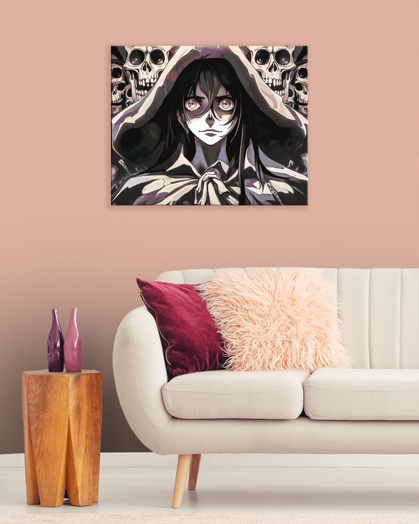 Картина по номерам «Аниме парень некромант» — картинка 3