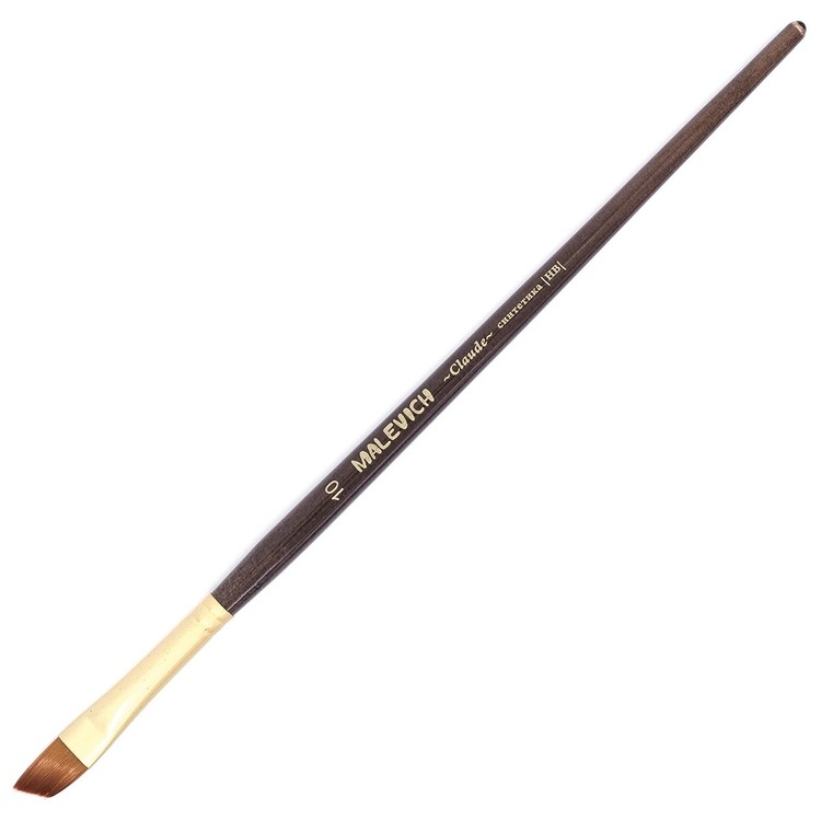 Кисть из синтетики Claude, скошенная № 10 — картинка 2