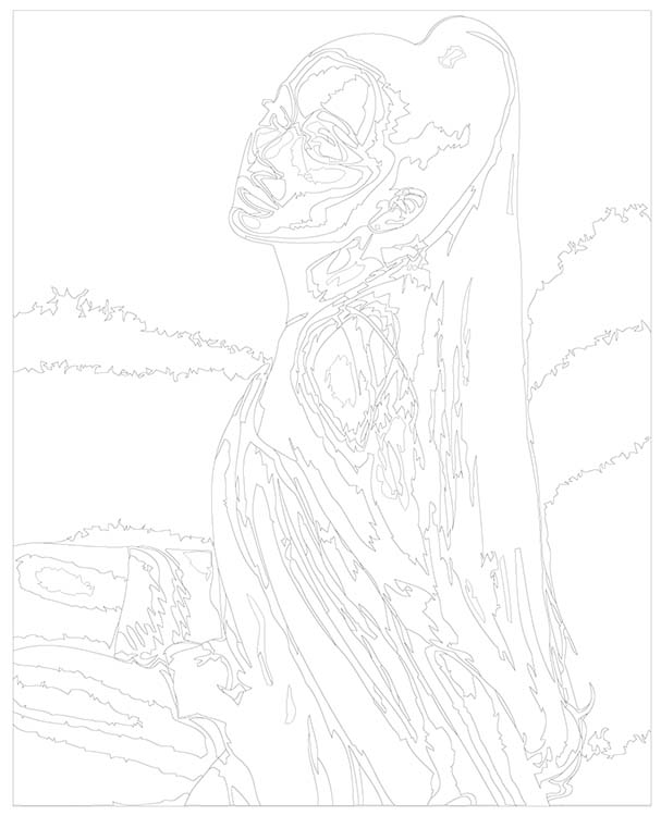 Картина по номерам «Ариана» — картинка 3