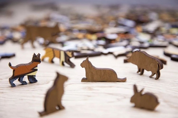 Деревянный пазл-головоломка «Хитрый Лис XL», Eco Wood Art — картинка 4