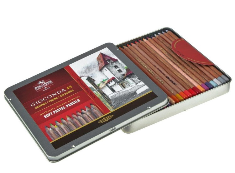Мелки сухие в карандаше Gioconda, набор 48 цв., KOH-I-NOOR — картинка 2