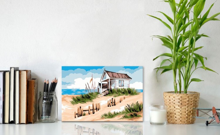 Картина по номерам «Рыбацкий домик» — картинка 4