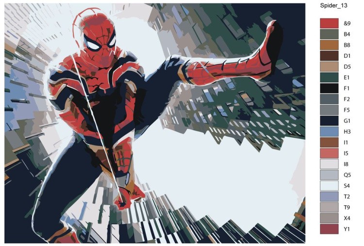 Картина по номерам «Человек-паук: Нет пути домой» — картинка 2