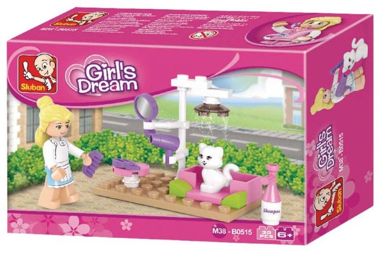 Конструктор «Розовая мечта.Салон красоты для животных», 30 деталей — картинка 2