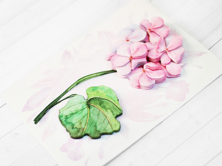 Папертоль «Лиловая гортензия» — картинка 3