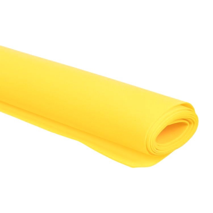 Фоамиран, 60х70 см, цвет: желтый