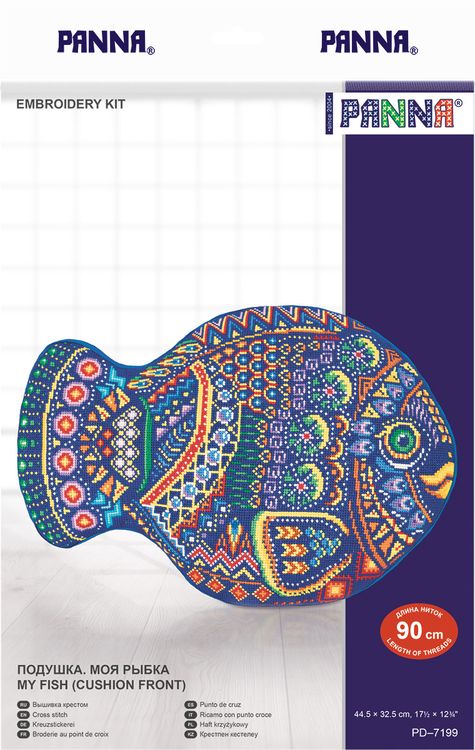 Набор для вышивания «Подушка. Моя рыбка» — картинка 2