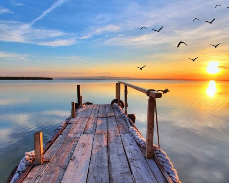 Алмазная вышивка «Причал» — картинка 2