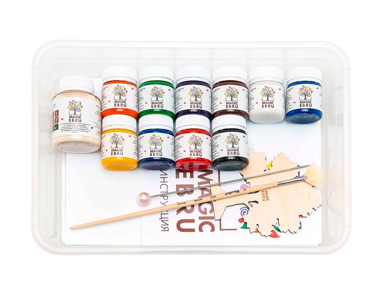 Набор для эбру «Master» 10 цветов, Magic EBRU — картинка 2