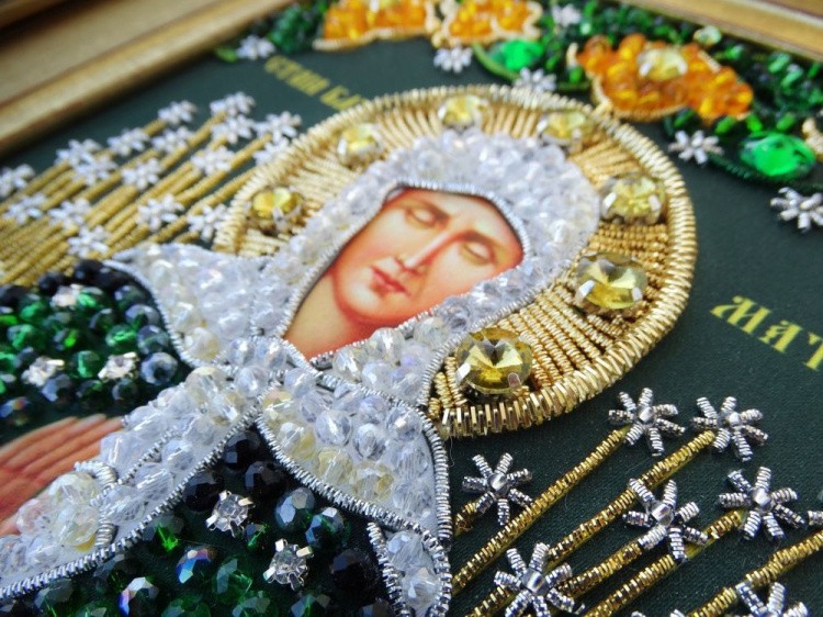 Набор вышивки хрустальными камнями «Святая Матрона Московская» — картинка 2