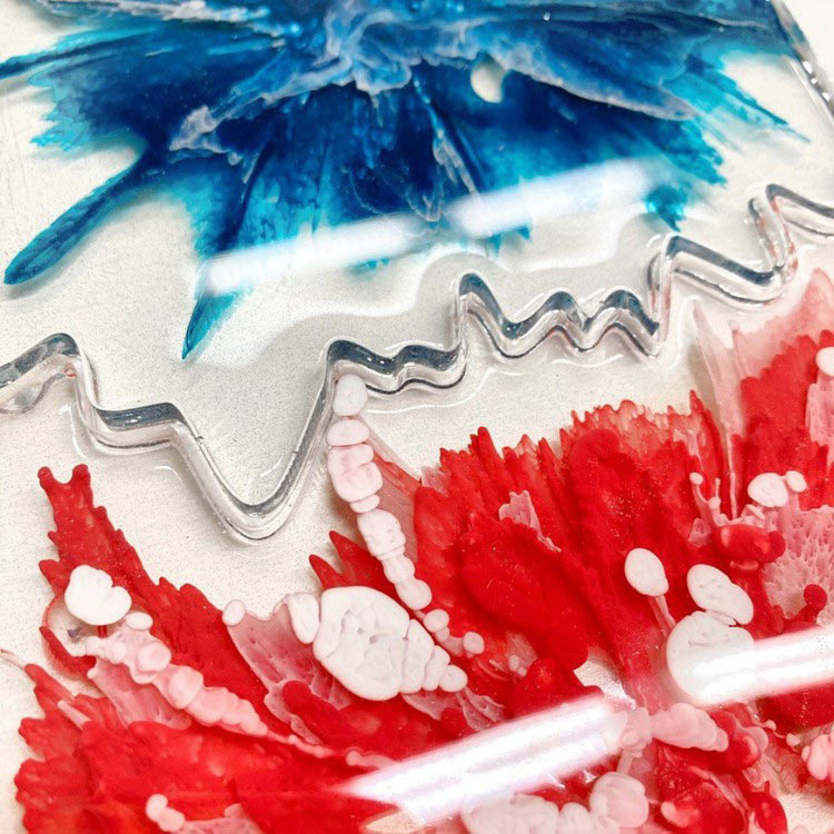 Глянцевый силиконовый молд Подстаканник Север (white), Art Resin LAB — картинка 3