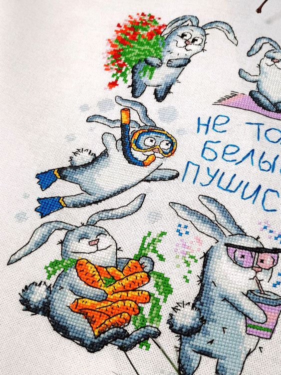 Набор для вышивания «Не только белый и пушистый» — картинка 2