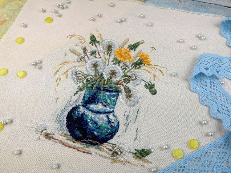 Набор для вышивания «Букет одуванчиков» — картинка 3