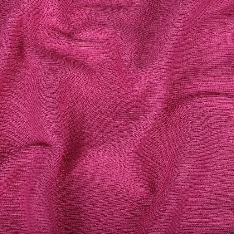 Ткань трикотаж Кашкорсе с лайкрой, 15 м, ширина 120 см, цвет: малина, TBY — картинка 2