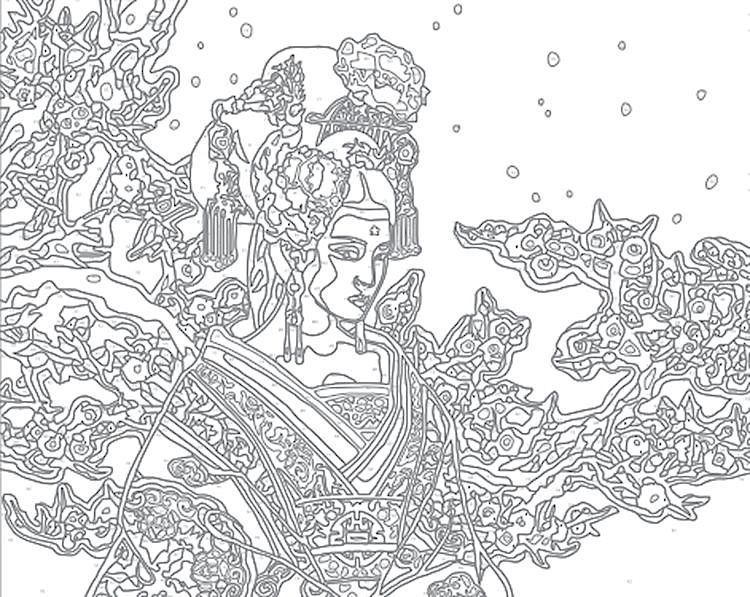 Картина по номерам «Сакура» — картинка 2