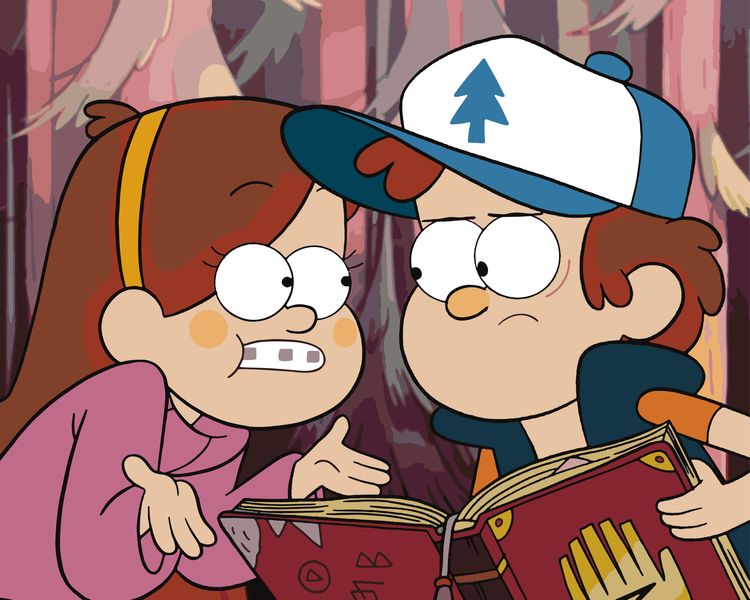 Картина по номерам «Gravity Falls Гравити Фолз: Мейбл и Диппер 2»