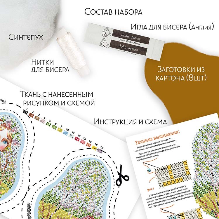 Набор для вышивания «Времена года» — картинка 4