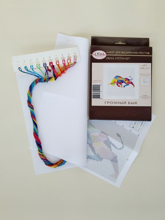 Набор для вышивания «Грозный бык» — картинка 3