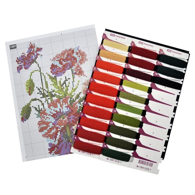 Набор для вышивания «Маки» — картинка 3