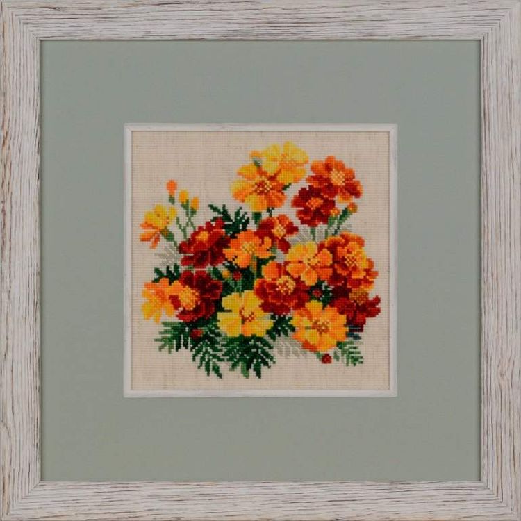 Набор для вышивания «Бархатцы» — картинка 3