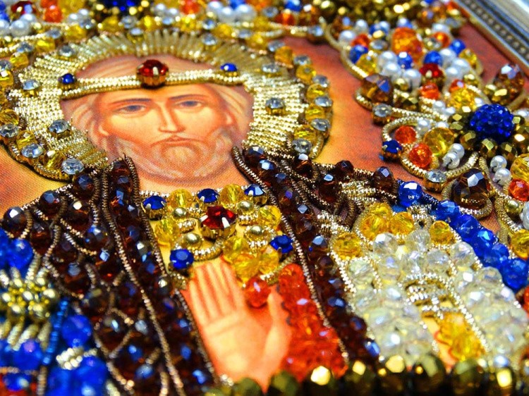 Набор для вышивания хрустальными камнями «Святой Владислав» — картинка 3