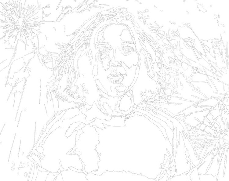 Картина по номерам «Очень странные дела: Одиннадцать - Милли Бобби Браун» — картинка 3