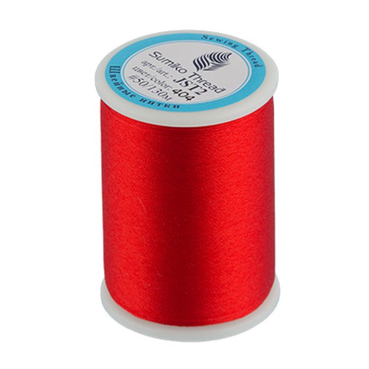 Нитки для вышивания SumikoThread, цвет: №404 красный, 130 м