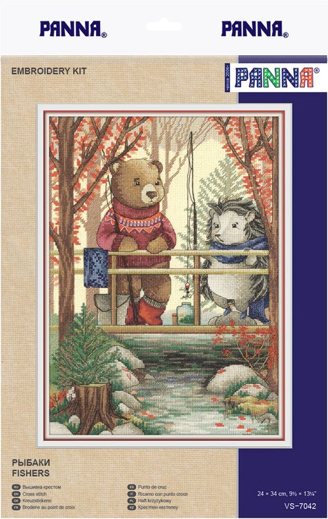 Набор для вышивания «Рыбаки» — картинка 2