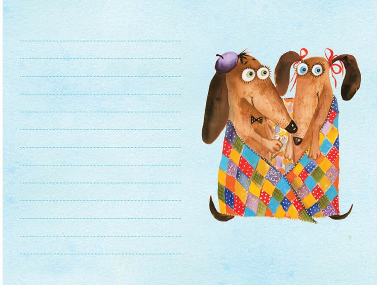 Пёсики в блокнотике. Лохматые записки. Спаниель — картинка 4