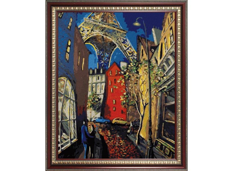 Картина по номерам «Романтика Парижа» — картинка 2