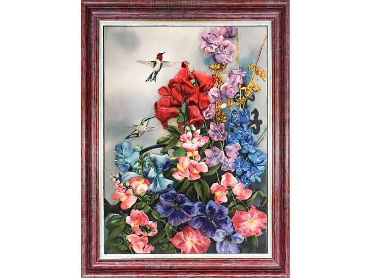 Вышивка лентами «Лето» — картинка 2