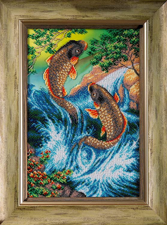 Набор для вышивания «Два карпа» — картинка 2