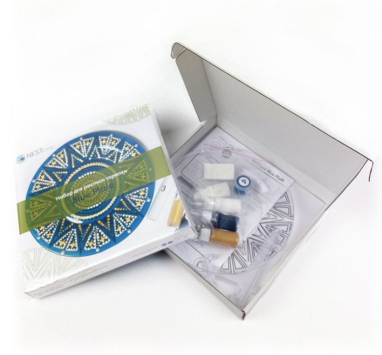 Набор для точечной росписи «Blue Plate» — картинка 2