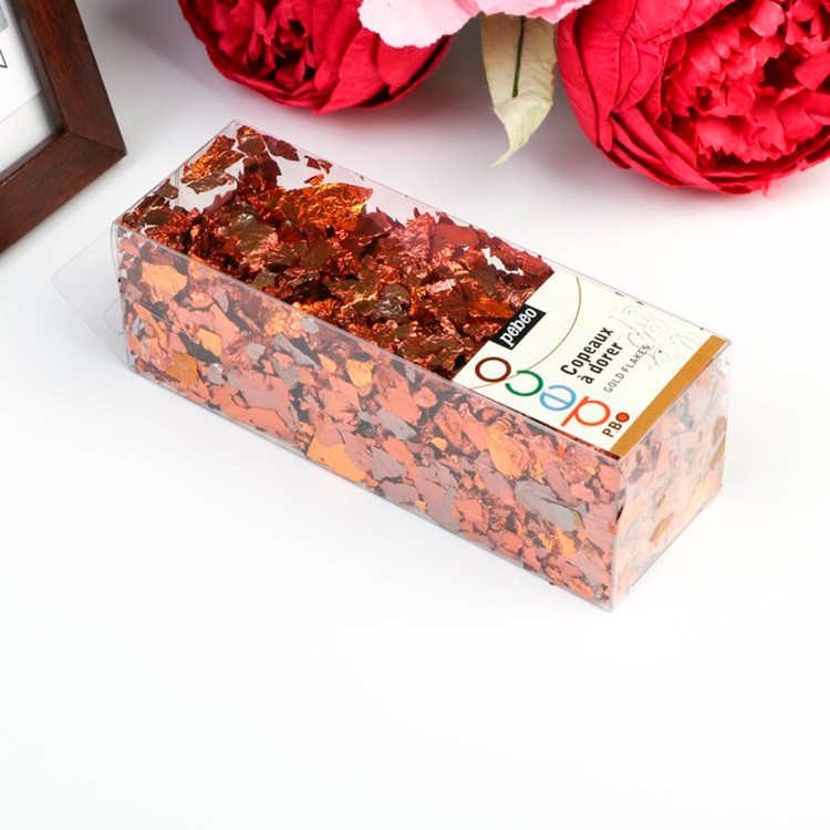 Поталь для золочения в хлопьях 2 г, цвет: красно-коричневый, Pebeo — картинка 2