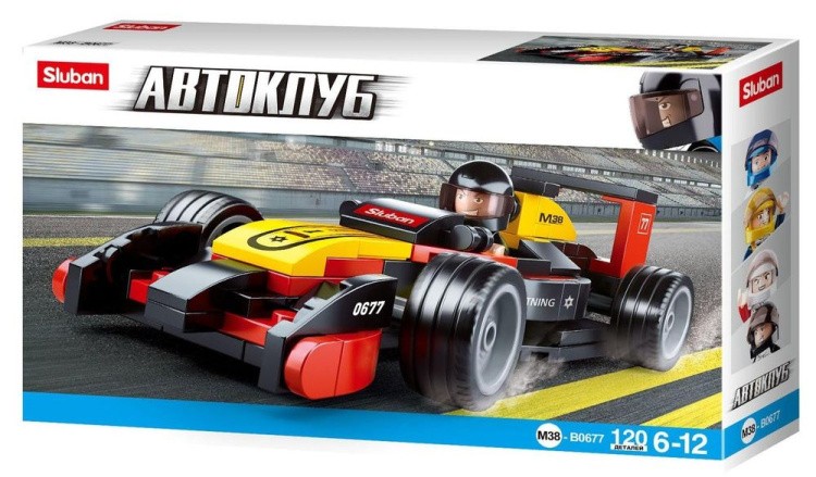 Конструктор «Автоклуб. Формула 1», 120 деталей — картинка 2
