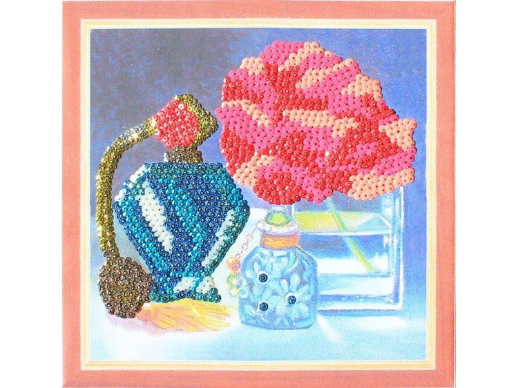 Мозаика из пайеток «Натюрморт с духами» — картинка 2