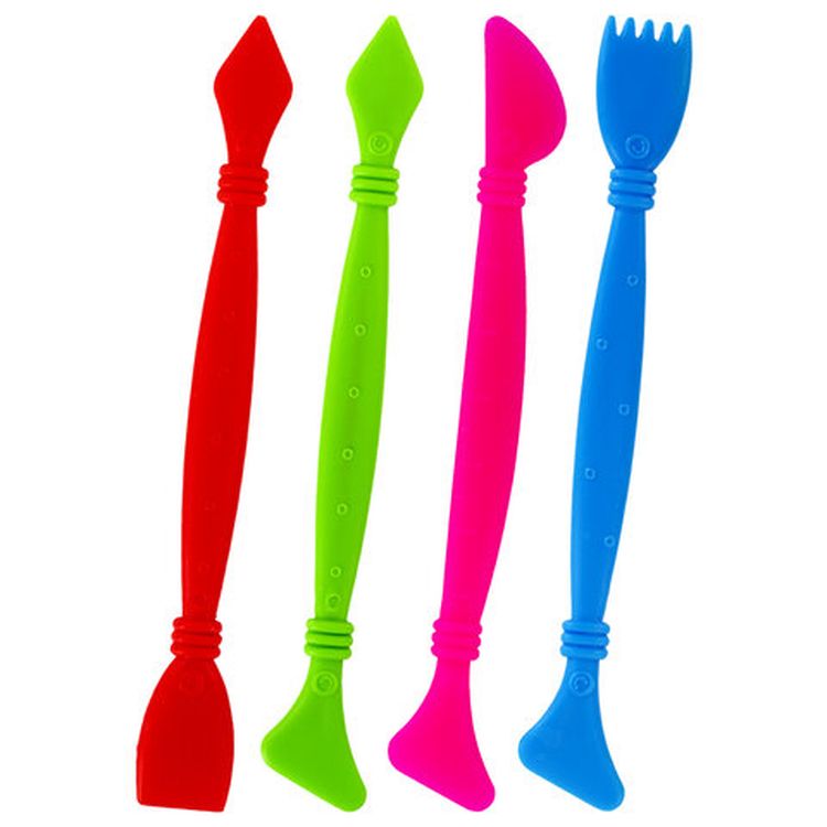 Пластилин в боксе Юнландия «Юнландик в зоопарке», 12 цветов, 620 г, скалка, 4 стека, 8 формочек, 105866 — картинка 6