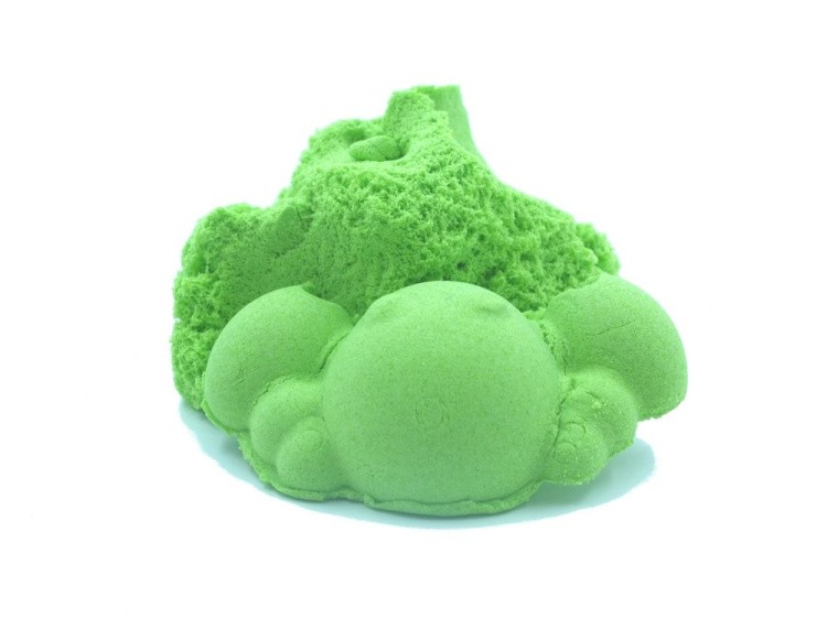 Кинетический пластилин Zephyr, зеленый — картинка 2