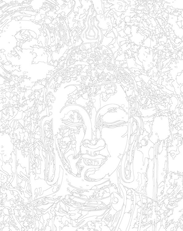 Картина по номерам «Религия, буддийская тематика: Будда арт» — картинка 3