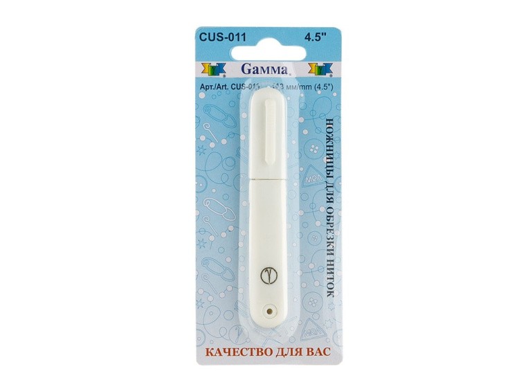 Ножницы Gamma для обрезки ниток, 113 мм — картинка 3