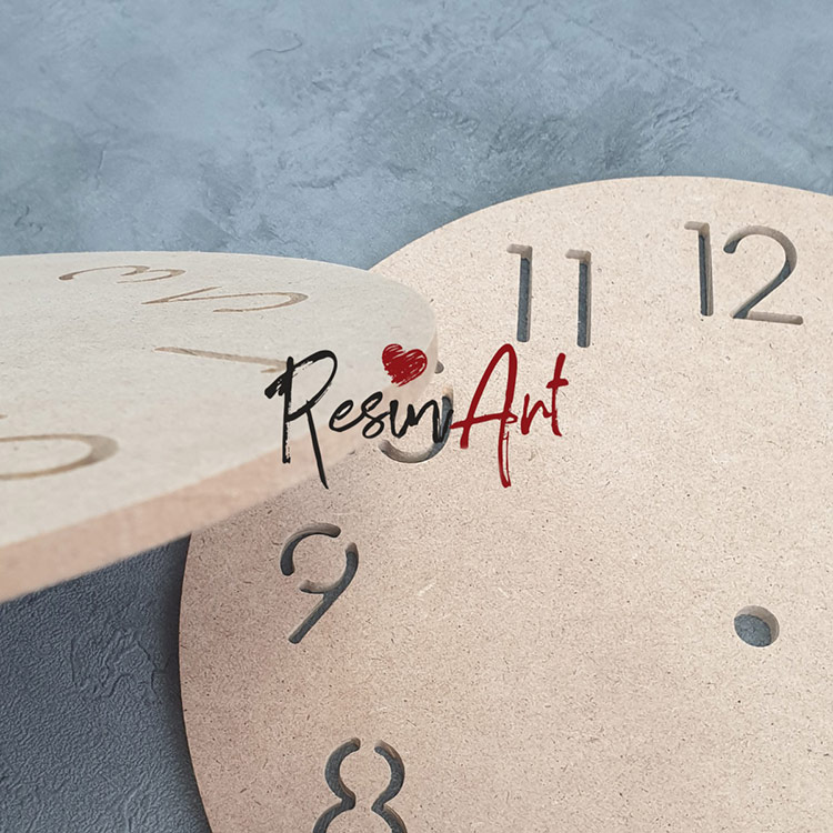 Основа для часов/artboard с цифрами d 30 см, 1 шт., ResinArt — картинка 2