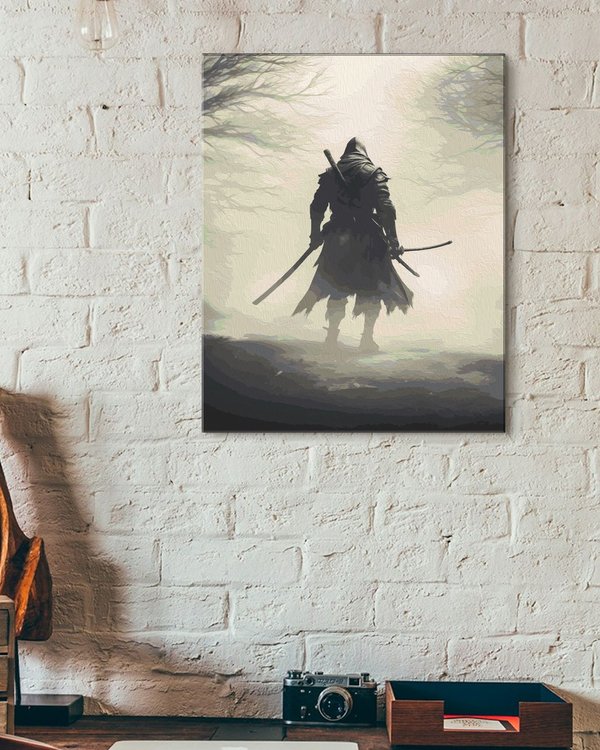 Картина по номерам «Самурай-ассасин» — картинка 3