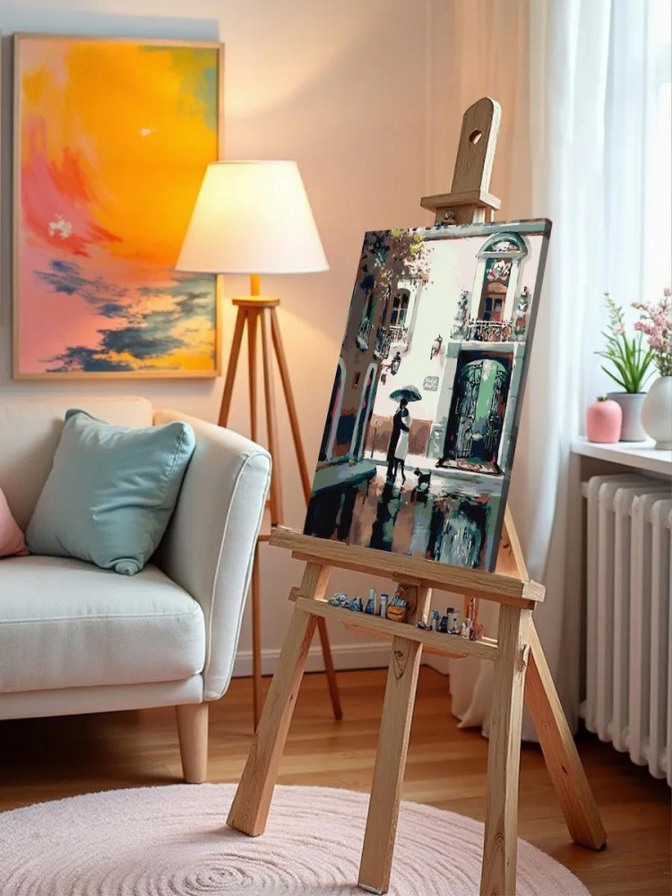 Картина по номерам «Дворик» — картинка 10