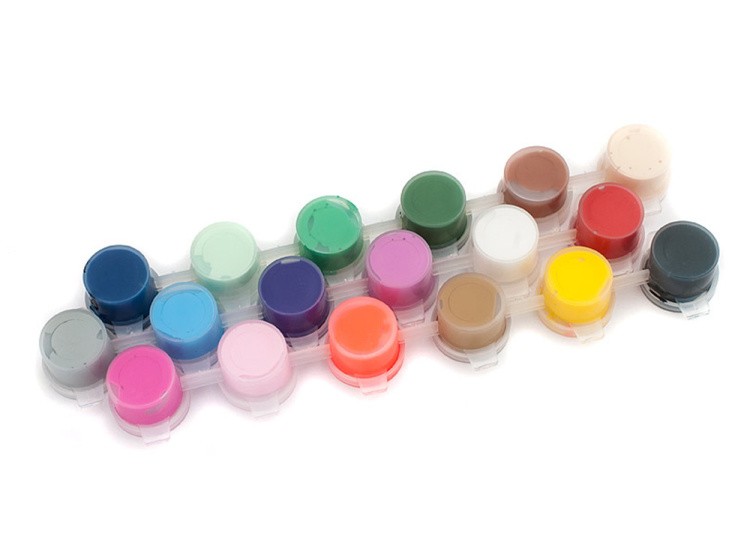 Набор акриловых красок (18 цветов) — картинка 2