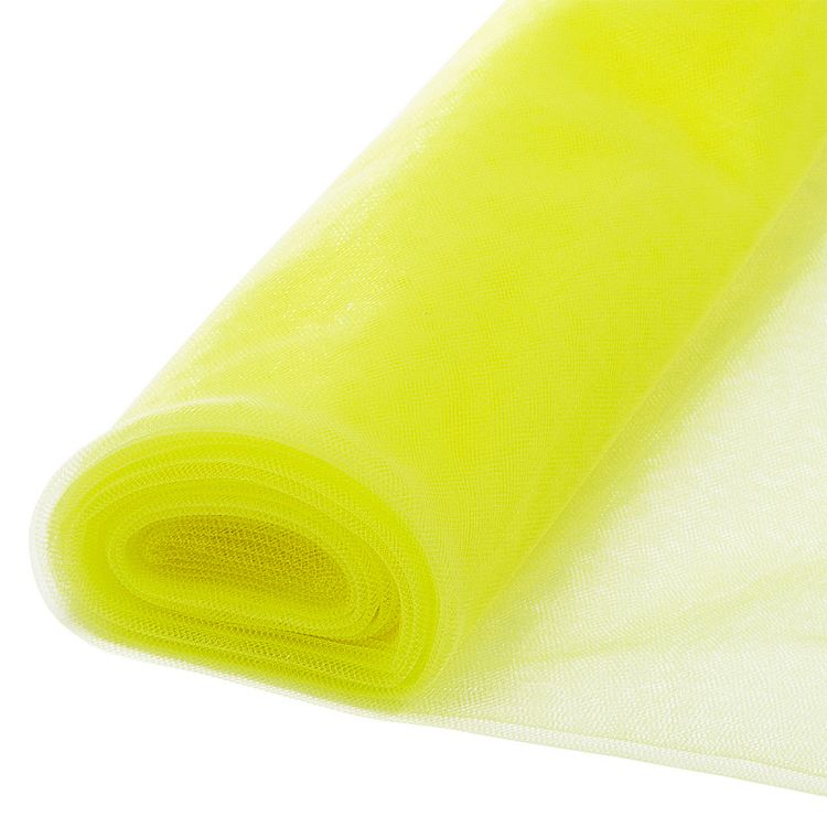Еврофатин мягкий матовый Hayal Tulle, 5 м, ширина 300 см, цвет: желтый неон, Hayal — картинка 4