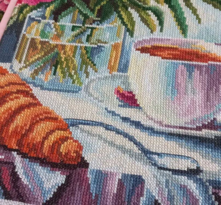 Набор для вышивания «Когда цветут пионы» — картинка 9