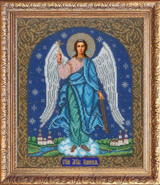 Набор вышивки бисером «Ангел Хранитель» (большой) — картинка 2