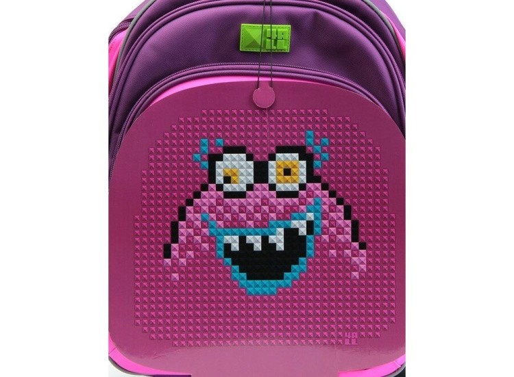 Рюкзак 4ALL Kids с битами, фиолетово-розовый — картинка 5