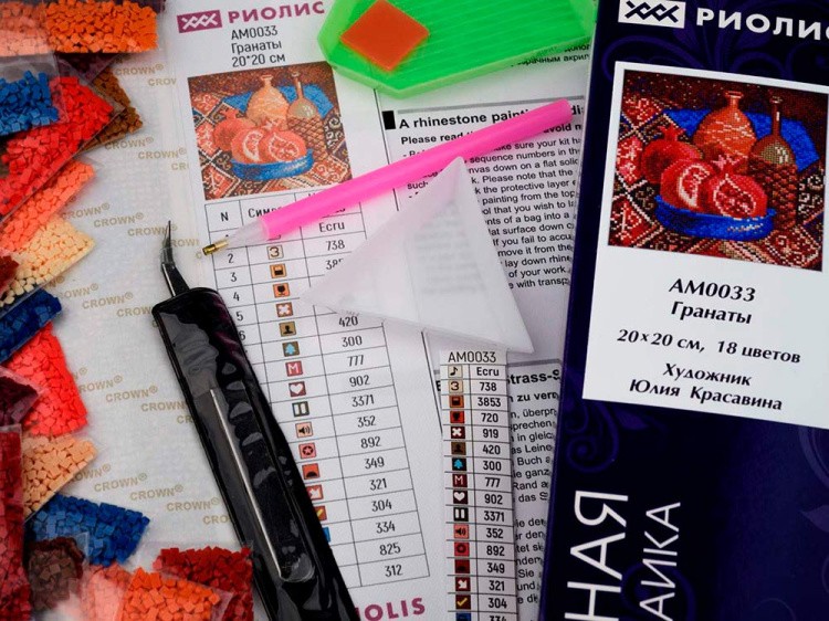 Алмазная вышивка «Гранаты» — картинка 3